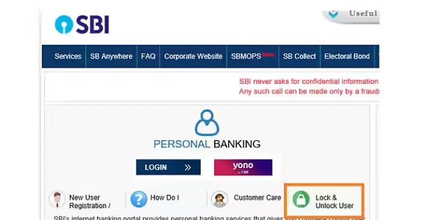 How to Recover Blocked SBI Net Banking Biometric Login Access
